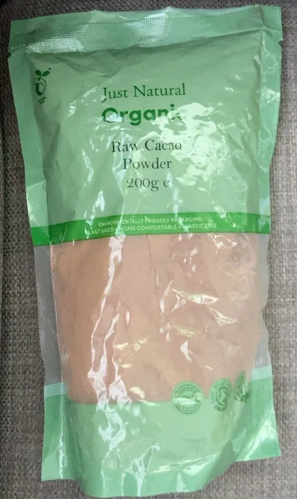Organic raw cacao powder