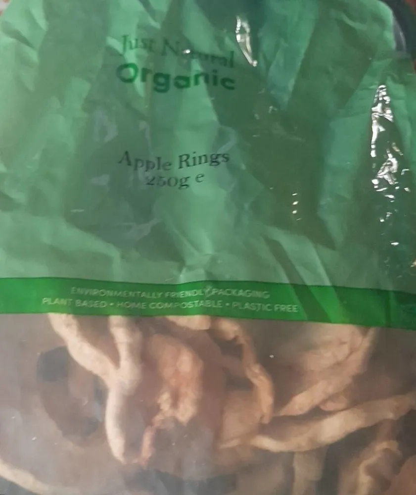Organic apple rings