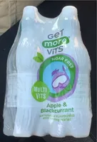 Apple and blackcurrant, naturally flavoured still spring water