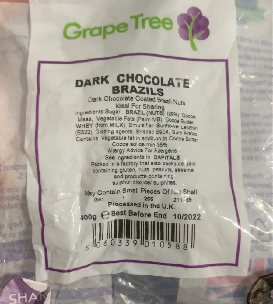 Dark Chocolate Brazils