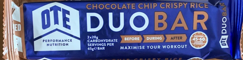 Duo Bar Chocolate Chip Crispy Rice