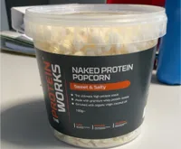 Naked protein popcorn