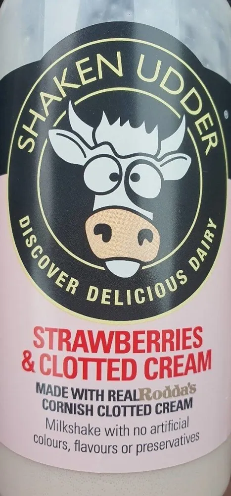 Strawberries and Clotted cream Milkshake