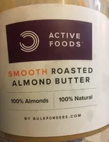 Smooth Roasted Almond Butter