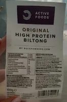 Original high protein biltong