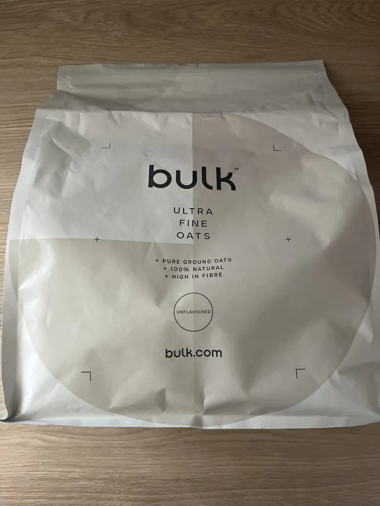 Bulk Powders 2.5 KG Ultra Fine Scottish Oats Pouch