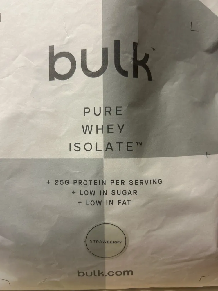 Pure Whey Isolate Strawberry