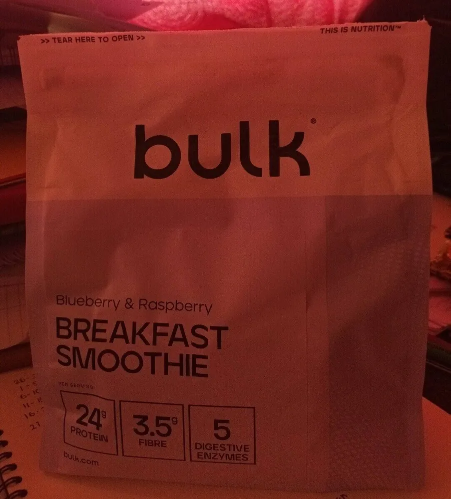Blueberry & Rasberry Breakfast Smoothie
