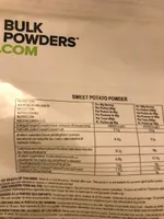 Sweet potato powder