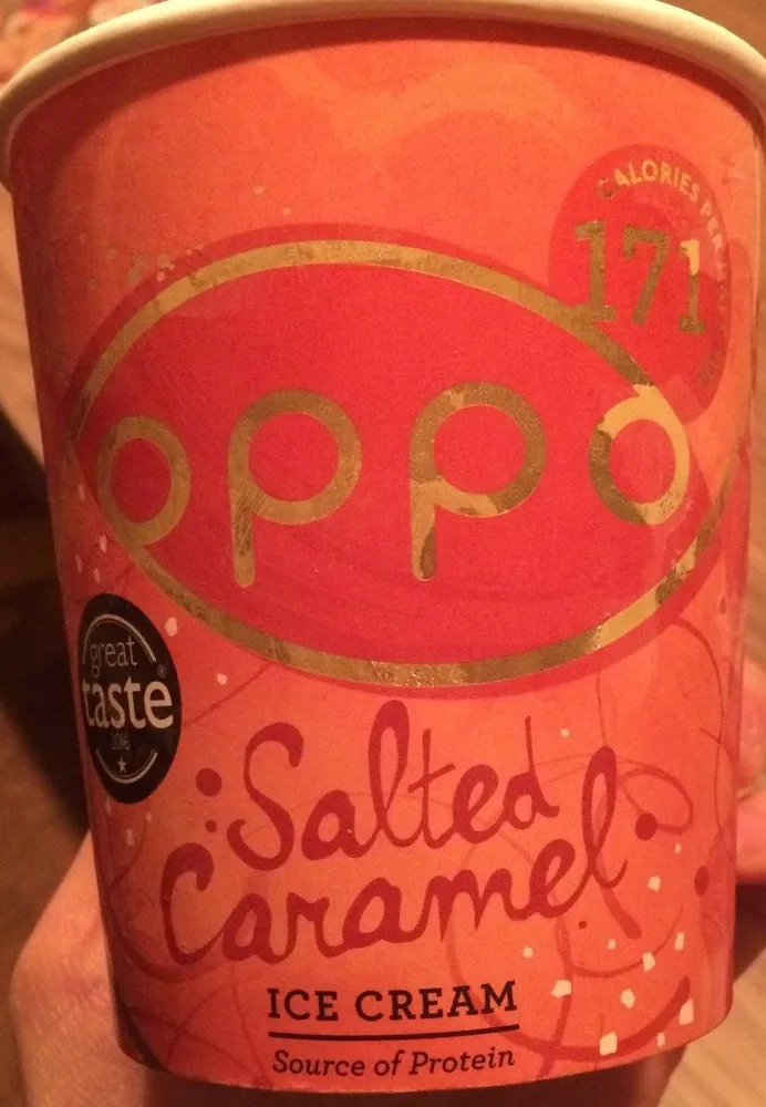 Oppo Healthy Ice Cream,Salted Caramel 500ML