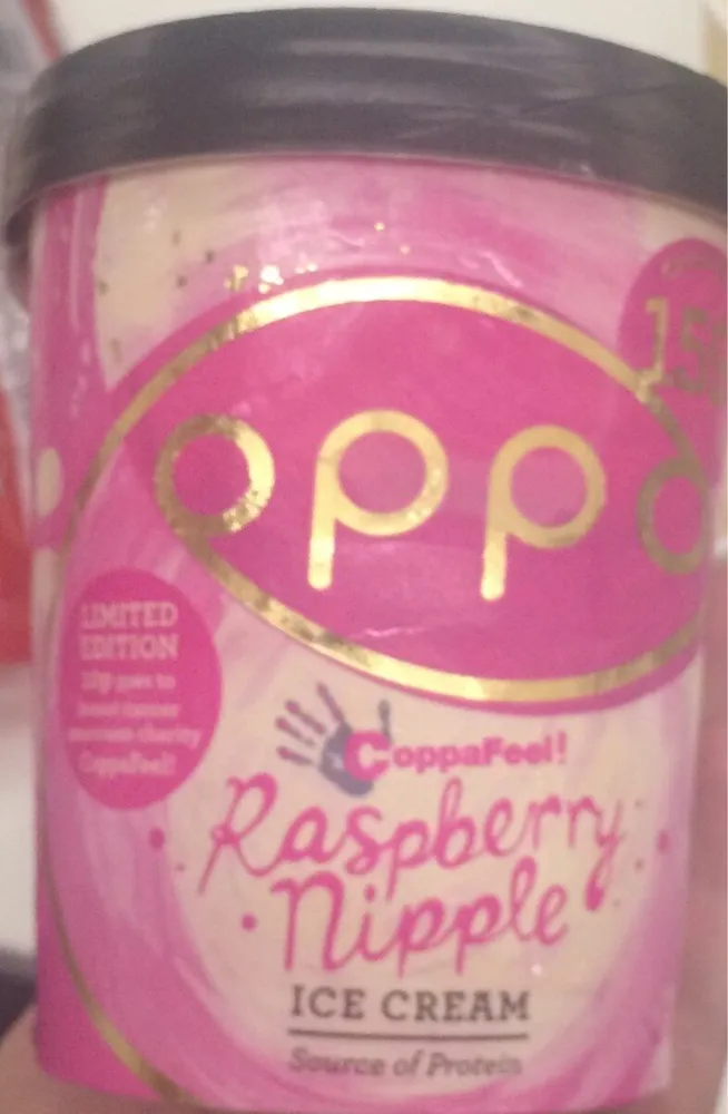 Raspberry nipple ice cream