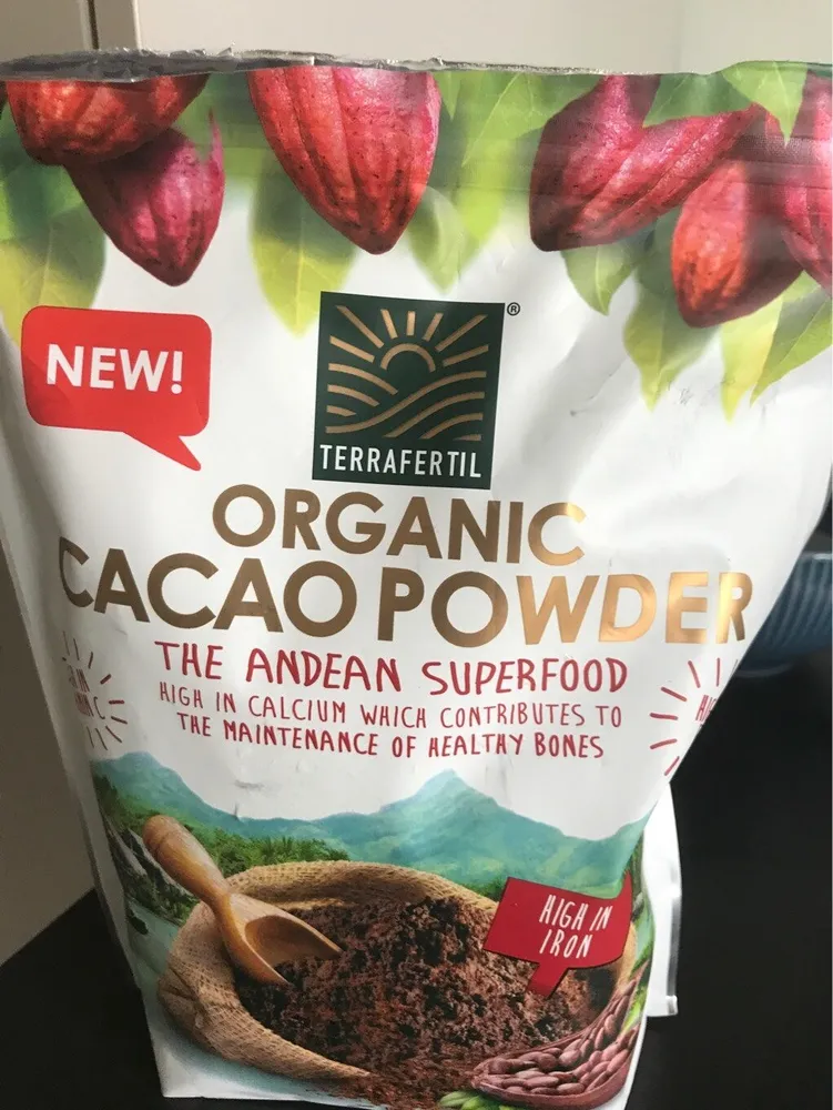 567 Grams Terrafertil All Organic Cacao Powder the Andeam Superfood Includes a Recipe Book