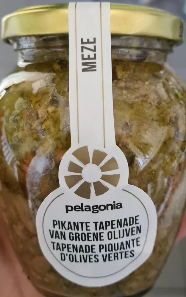 Tapenade piquante d'olives vertes