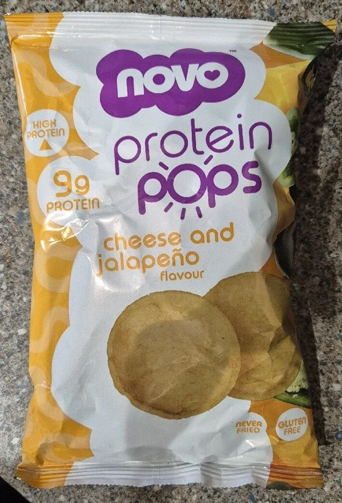 Protein pops crisps