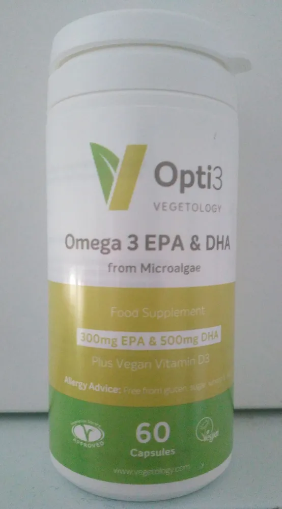 Opti3 Omega-3 Algenolie 60 Vegetarian Capsules