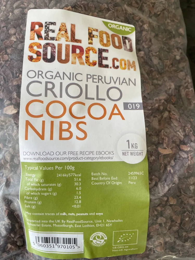 Organic Peruvian Criollo Cocoa Nibs