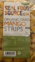 Organic dried mango strips