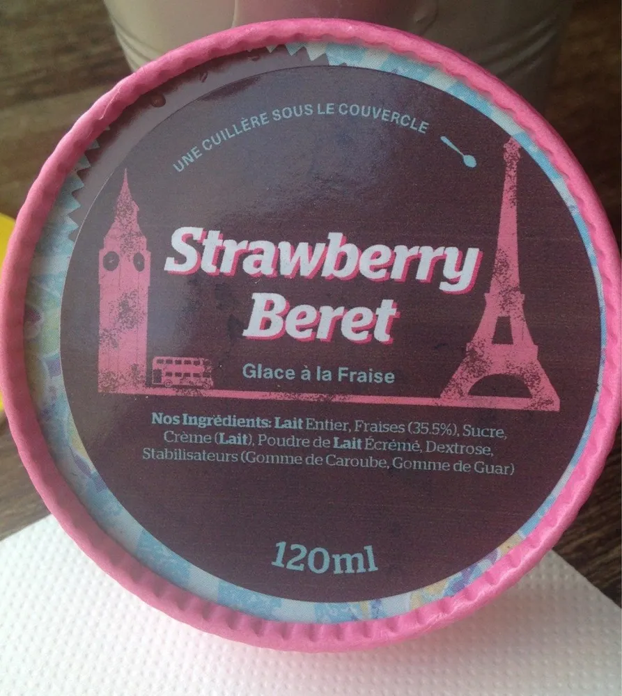 Glace à la fraise