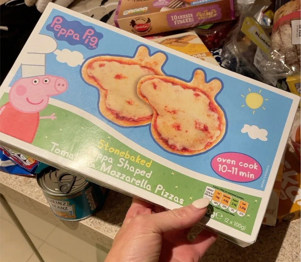 Peppa pig pizza