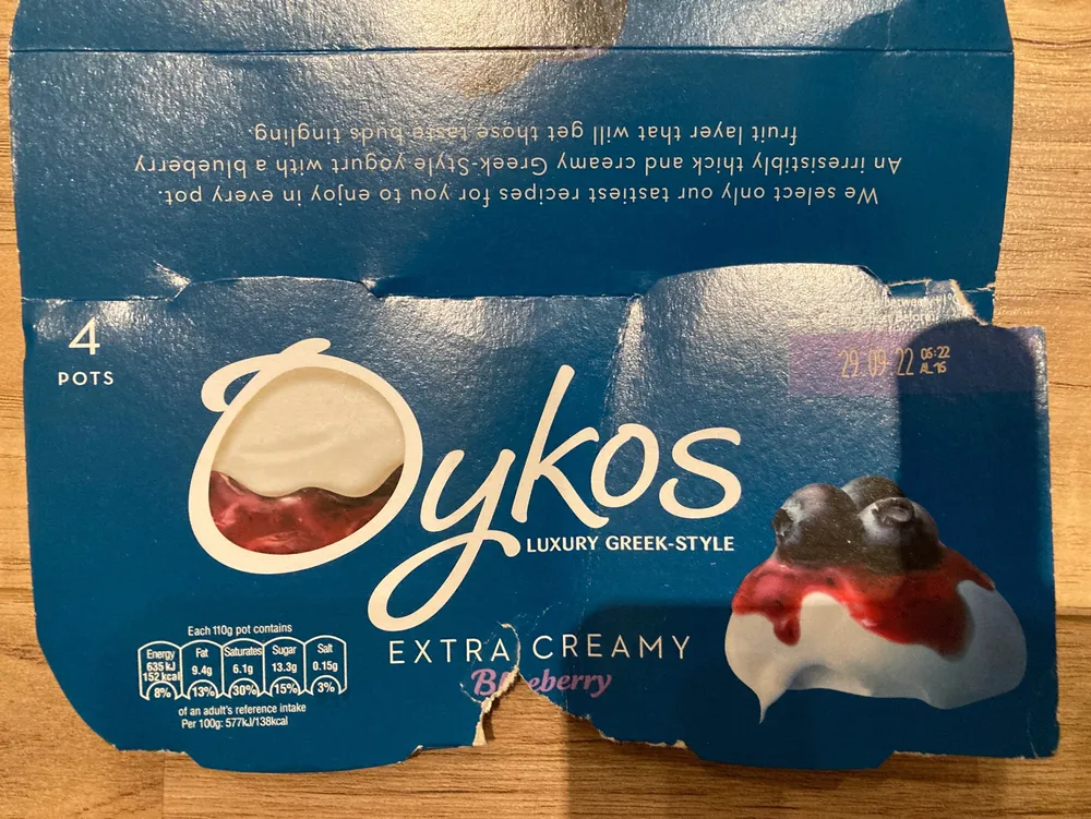 BLUEBERRY Luxury Greek-Style Extra Creamy