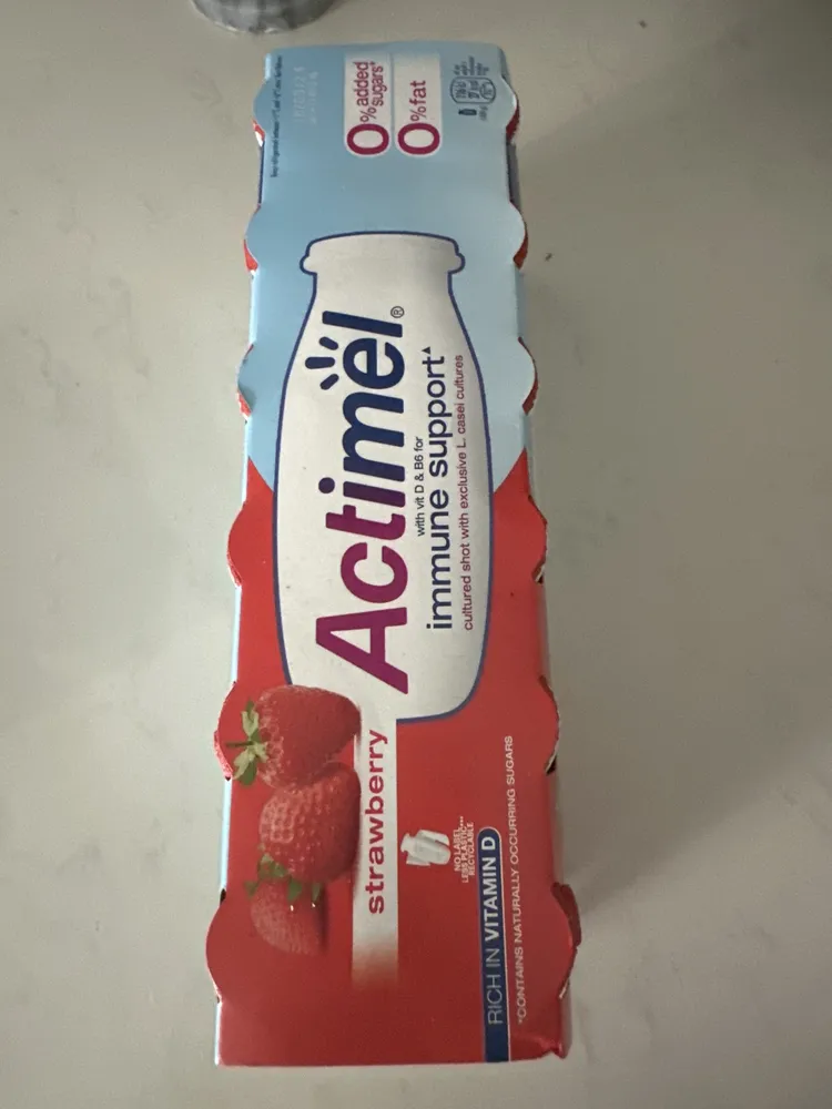 Actimel Strawberry 0% Added Sugar 0% Fat