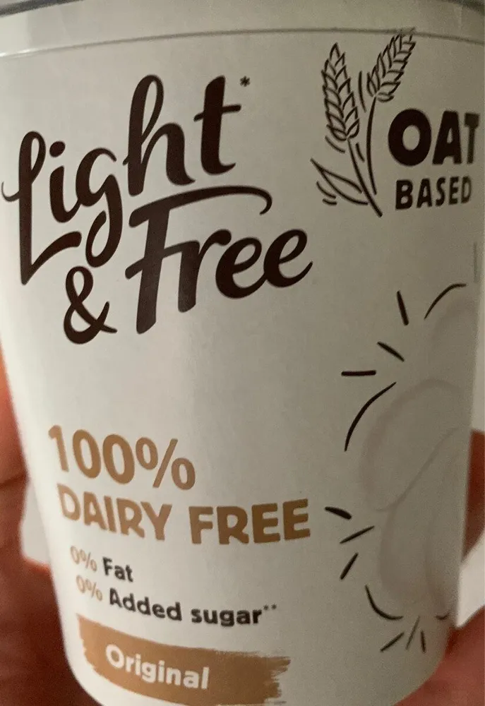 Light & Free Oat Based Yogurt