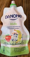 Organic strawberry &banana yogurt