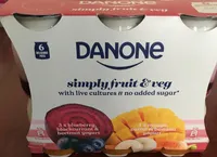 Danone simply fruit & veg