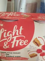 Light and free greek style joghurt very cherry bakewell