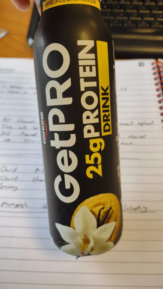 Vanilla Cookie Flavour Drinking Yoghurt with Sweeteners