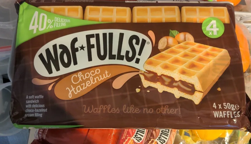 Choco Hazelnut waffles