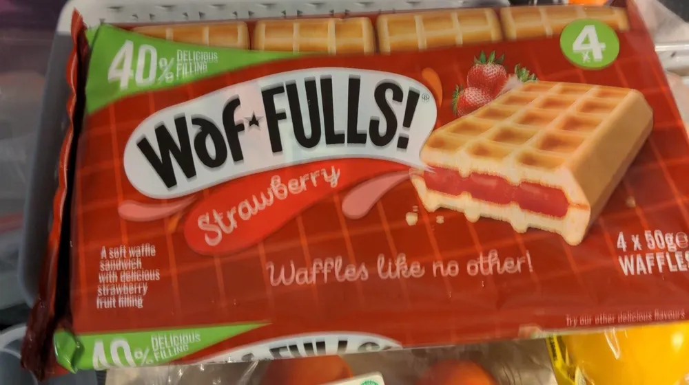 Strawberry waffles