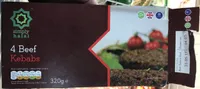 4 Beef Kebabs