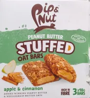 Apple & Cinnamon Peanut Butter Stuffed Oat Bars