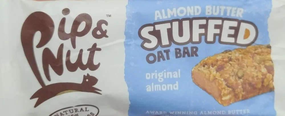 Almond Butter Stuffed Oat Bar