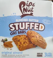 Almond Butter Stuffed Oat Bars