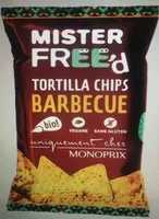 Tortilla chips barbecue