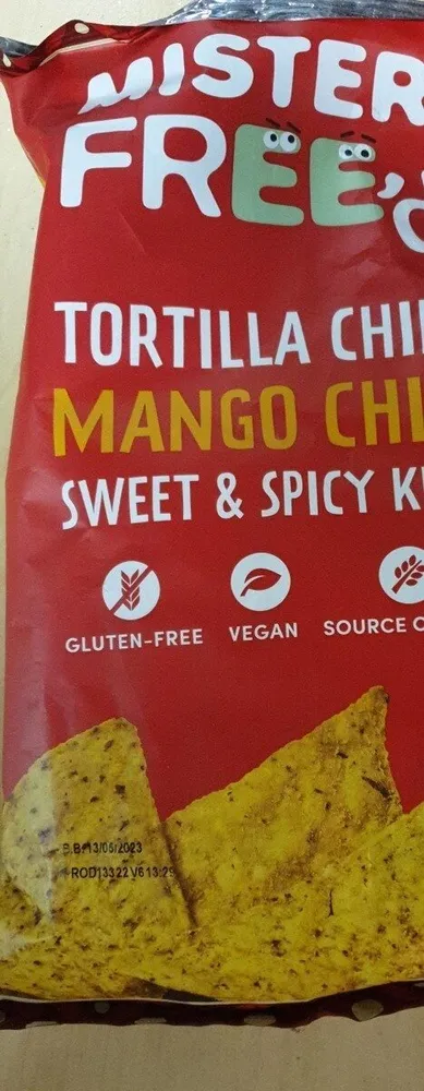 Mango chili tortilla chips