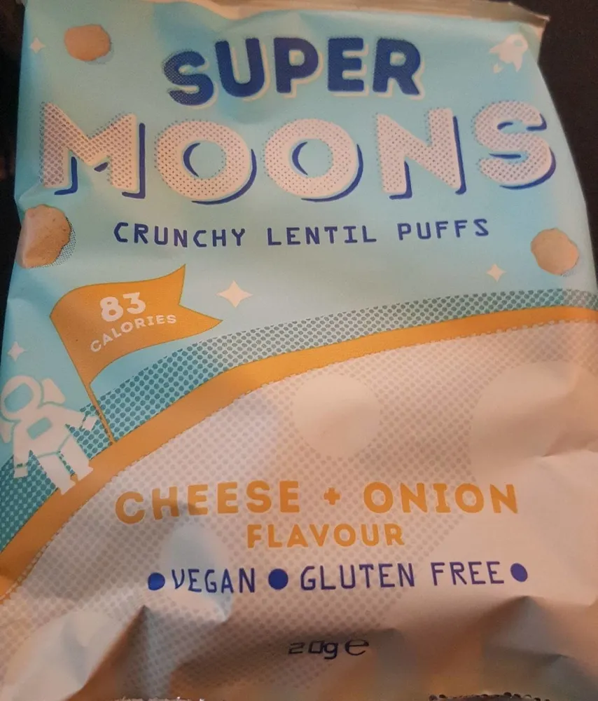 Crunchy lentil puffs