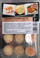 12 Mignardises de saumon fumé