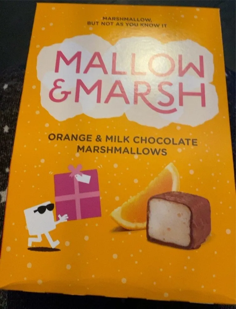 Orange and milk chocolate marshmallows