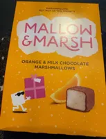 Orange and milk chocolate marshmallows