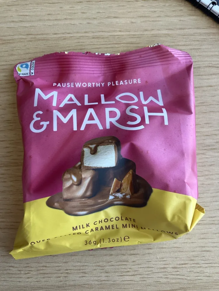 Milk Chocolate Over Salted Caramel Mini Mallows