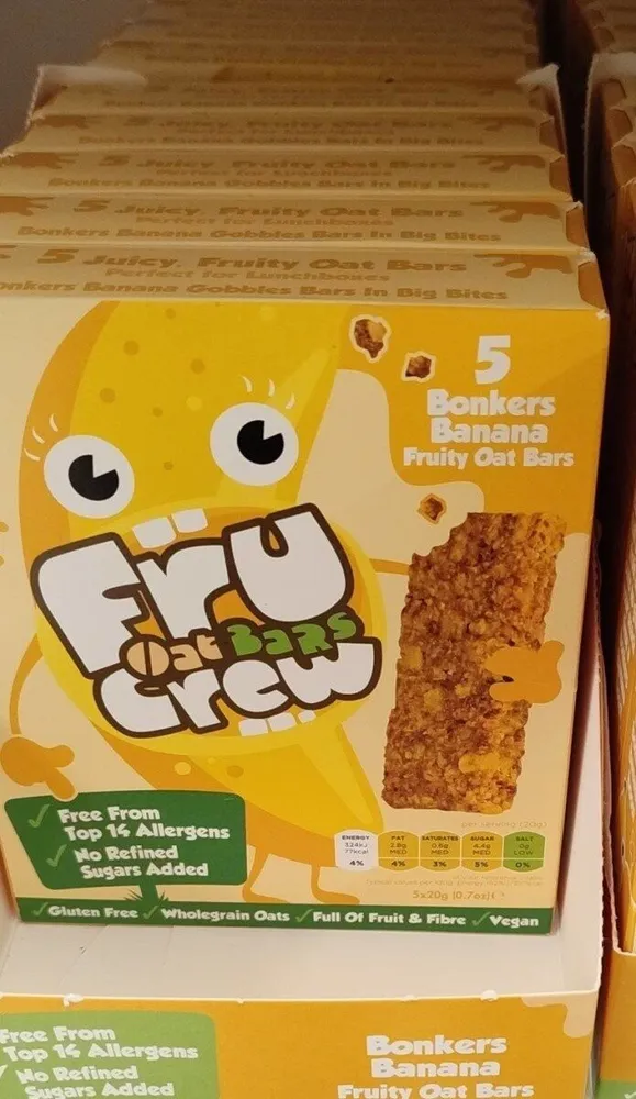 Fru crew oat bar