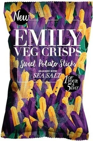 Veg Crisps Sweet Potato Sticks Seasoned with Sea Salt