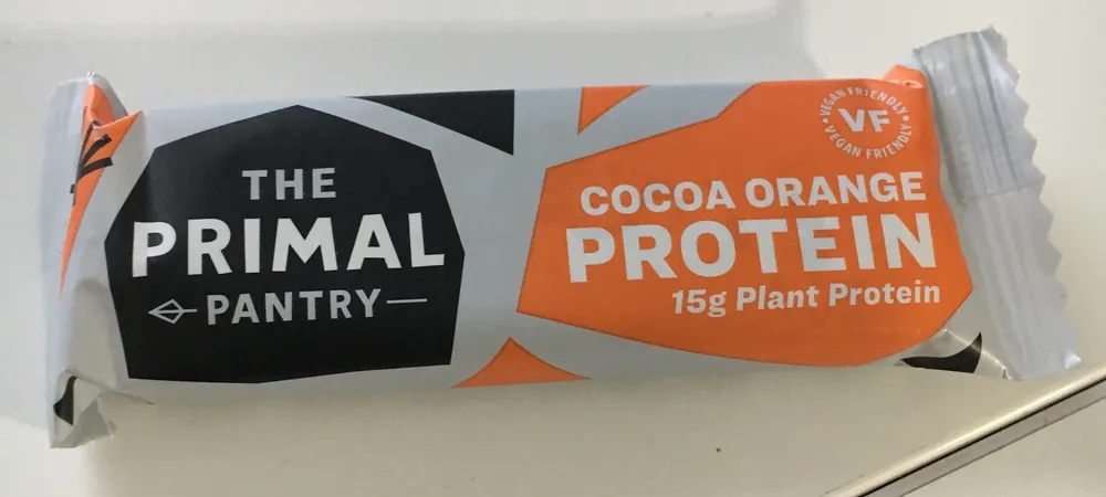 The primal Pantry Paleo Protein Bar cocooa orange