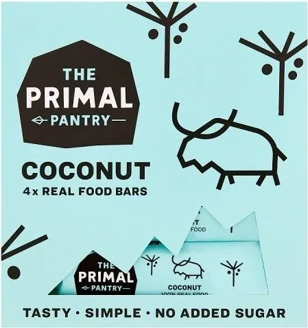Primal Pantry Coconut Real Food Bars 4 x