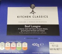 Beef lasagne