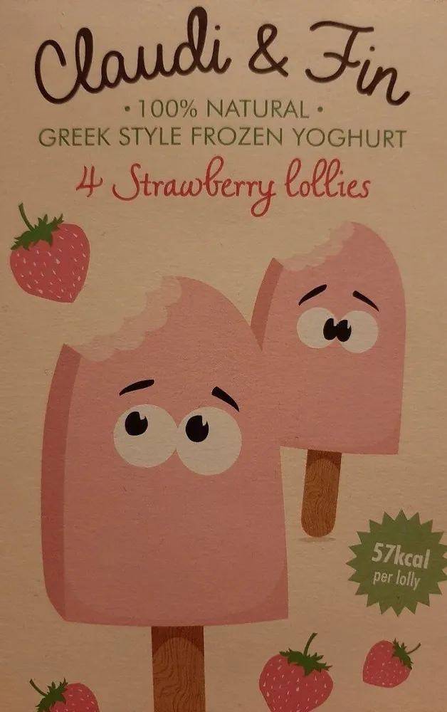 Strawberry lollies