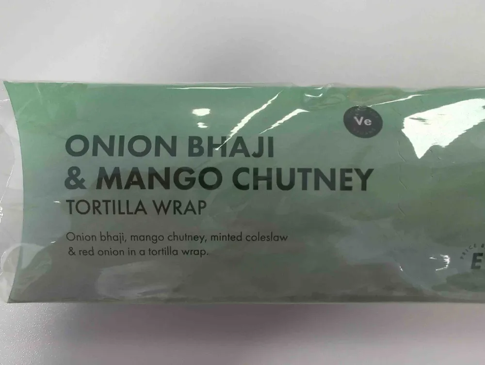 Onion Bhaji & Mango Chutney Wrap